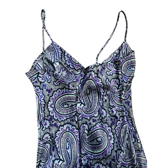 Mirrors Y2K Fitted Mosaic Print Midi Dress M - Picture 14 of 16